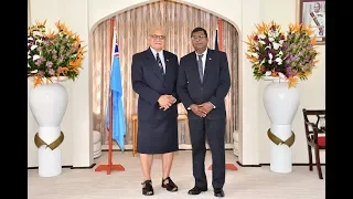 Fijian Swearing-In Ceremony of new Minister for Waterways, Hon. Dr. Mahendra Reddy.