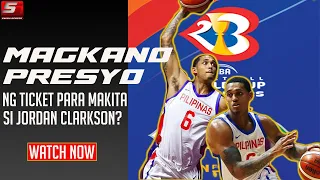 PRESYO NG TICKET SA LARO NG GILAS WITH JORDAN CLARKSON AT KAI SOTTO