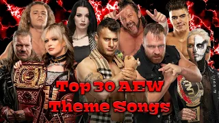 My Top 30 AEW Theme Songs 2023