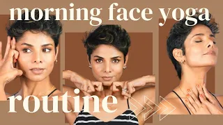 How to do MORNING FACE MASSAGE ROUTINE/ MUST- TRY this 3 mins challenge for a week
