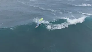 Rough Windsurfing at Ho'okipa - 4K Drone  Footage