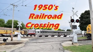 NEW 1950's era Griswold Railroad Crossing at IRM