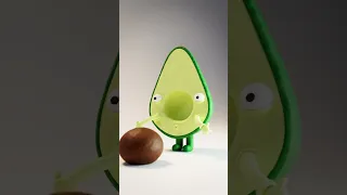 Epic Avocado Sneeze. Bless you? #avocado #animation #cinema4d