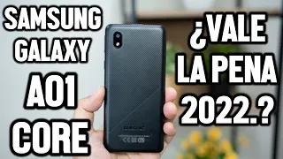 Samsung Galaxy A01 Core Vale la pena comprarlo en 2022?? SUPER GAMA ALTA 🤯🤯🤯