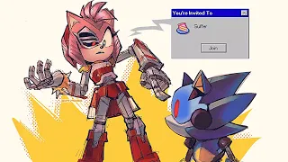 Rusty Rose Invites Chaos Sonic to SUFFER!! (Sonic Comic Dub)