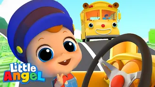 Wheels On The Bus With Baby John | Kids Cartoons and Nursery Rhymes