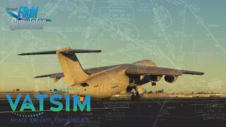 Microsoft Flight Simulator | Newbie Night VATSIM Event | BAe146