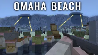 First-person D-DAY in Minecraft - Omaha Beach Landing