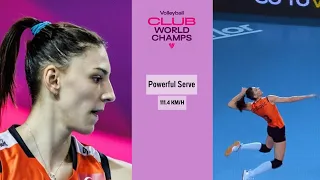 Tijana Boskovic | serve 111.4 KM/H | Women's volleyball club world championships2022