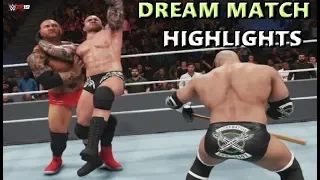 WWE 2K19 BATISTA VS RANDY ORTON VS TRIPLE H | DREAM MATCH HIGHLIGHTS