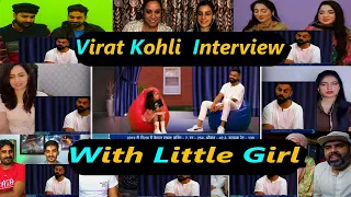 Virat kohli Interview by Cute Little Fan | Heart Touching Video 😍 | Mix Mashup Reaction