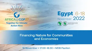 Financing Nature for Communities and Economies