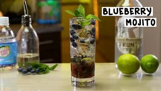 Blueberry Mojito - Tipsy Bartender