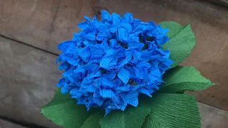 ABC TV | How To Make Easy Hydrangea Flower With Crepe Paper - Craft Tutorial