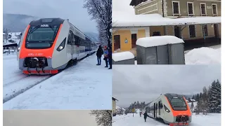 🚆 ВИЛАЗКА В ВОРОХТУ🌨️ ПОЇЗДКА НА ДПКр3, СНІГОВІ ЗАМЕТИ💯 УКРАЇНА ЗАЛІЗНИЧНА #13🇺🇦 |NIKOLYA UZ|