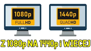 Jak Ustawić Wyższą Rozdzielczość Na Monitorze FULL HD z 1080p na 1440p i Wyżej! | Technika DLDSR