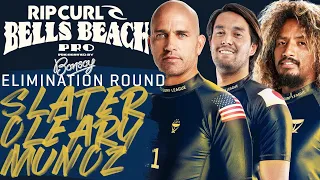 Kelly Slater, Connor O'Leary, Carlos Munoz | Rip Curl Pro Bells Beach - Elimination Round