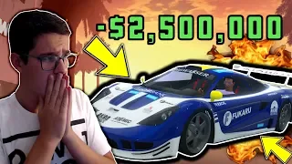 קניתי את אחד הרכבים הכי יקרים בGTA V!😱 (שילמתי 2,500,000$ בשביל הרכב הזה!)