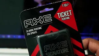 BEST POCKET PERFUME | AXE Ticket Perfume Review |  AXE Signature Pocket Perfume