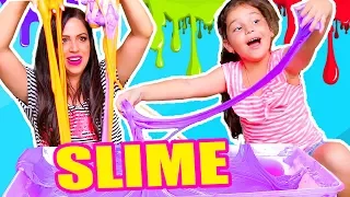 HACIENDO SLIME con MIA! Mi Sobrina, Niña de 4 años! En Cuba ♥ Sandra Cires Art