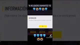 Ya no quiero más diamantes Tío 😭💎 free fire 💎😭💎