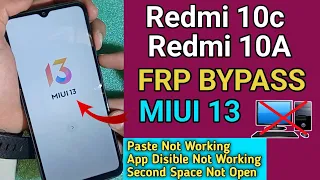 Redmi 10C Frp Bypass | New Security 2023 | Redmi 10C Google Account Unlock | MIUI 13 Frp Unlock