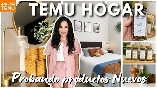 Probando productos Nuevos para mi casa de TEMU | Decoracion para el cuarto Parte 1 🦋HEIDI HOGAR