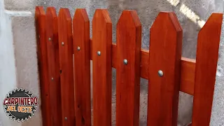 MIRA QUE FACIL REALIZAR ESTE PORTON TRANQUERA DE MADERA Y TE LO EXPLICO PASO A PASO // WOOD GATE DIY