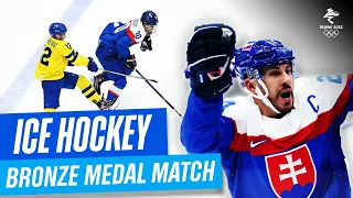 Sweden vs Slovakia 🏒 Ice Hockey - Men's Bronze Medal Match | Full Replay | #Beijing2022