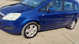 2008 Vauxhall Zafira 1.6 Petrol Manual ULEZ Compliance