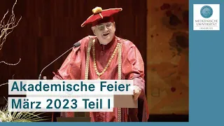 Akademische Feier März 2023 Teil I