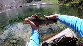 Flyfishing Remote Alpine Lakes in Montana