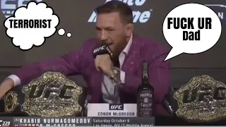 ALL THE TRASH TALK CONOR MCGREGOR HAS SAID TO KHABIB