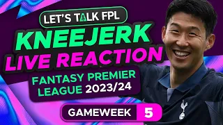FPL KNEEJERK GAMEWEEK 5 | LIVE REACTION Q&A | Fantasy Premier League Tips 2023/24