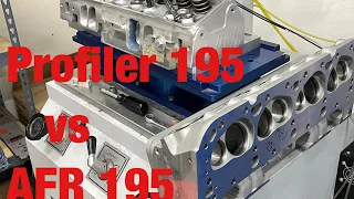 Profiler 195cc head vs AFR 195cc head sbc (with actual flow test)