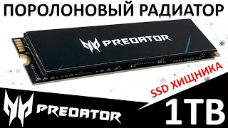 Поролоновый радиатор - обзор SSD Acer PREDATOR GM7000 1TB (BL.9BWWR.105)