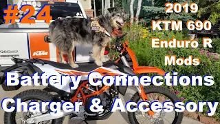 2019 KTM 690 Enduro Mods #24 - Battery Jumper Wiring