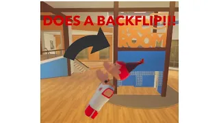 Does A Backflip In The Rec Center! | Rec Room