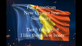 World of Warships - Pan American Cruisers Summary