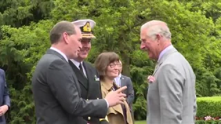 HRH Prince of Wales visit to the United Nations Training School Ireland