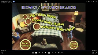 Stuart Little: Un Ratón de La Familia DVD Menu 2000 en español