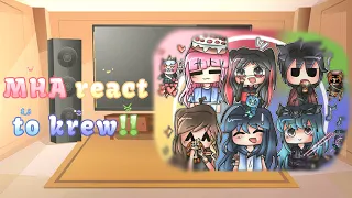 MHA reacts to krew 🫐 | @ItsFunneh | FT. Mha students 1/1