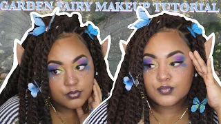 TRANSFORMING INTO A FAIRY!🧚🏽|| GARDEN FAIRY MAKEUP TUTORIAL