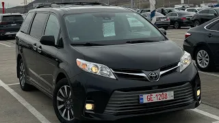 Toyota Sienna  xle 2018г 3.5л бензин 89.000миль хорошее состояние🔥🔥🔥