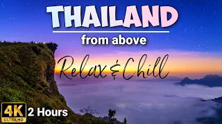 RELAXING Music 4K DRONE Video 2 HOURS Location Thailand + Chill Out