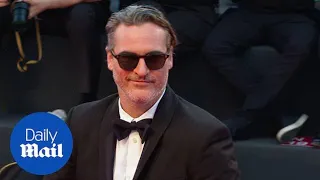 Joaquin Phoenix looks dapper in Venice for 'Joker' premiere