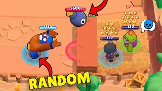 0IQ RANDOM DESTROY TEAMMATE! | Brawl Stars Funny Moments & Glitches & Fails #546