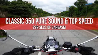 Royal Enfield Classic 350 Pure Riding Sound & Top Speed