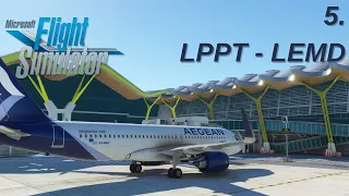 MSFS | European Tour Leg 5 | Lisbon - Madrid | Aegean Airlines | A320neo