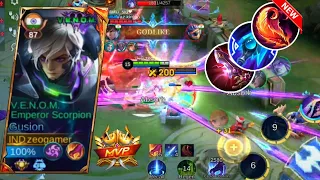 HARDLY DEFEAT GUSION RANK GAMEPLAY 😱 !! ~ MLBB